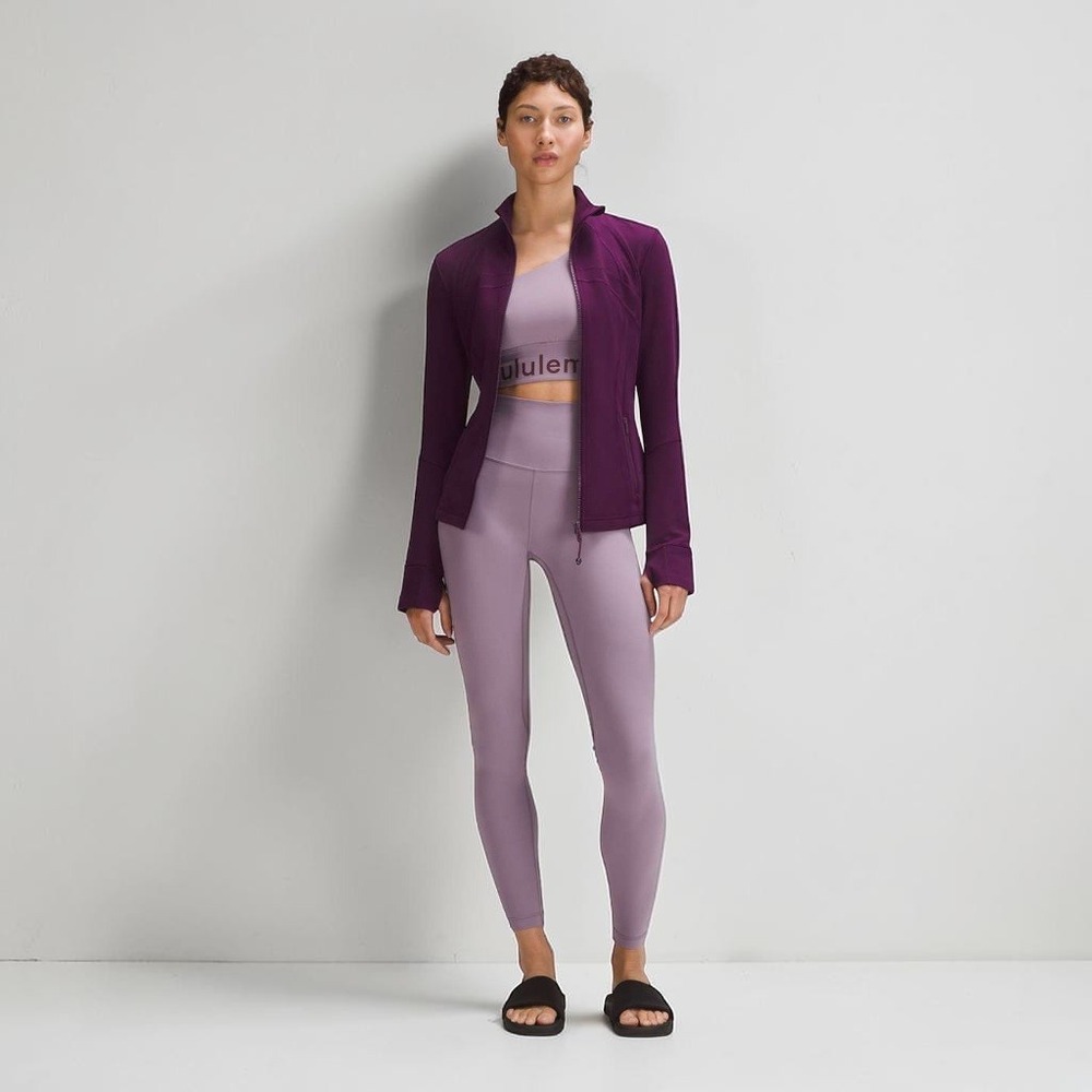 Lululemon Define Jacket Sz 10 Dramatic Magenta Luon - Picture 2 of 13